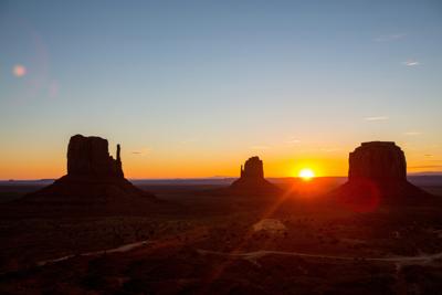 Sunset Over Monument